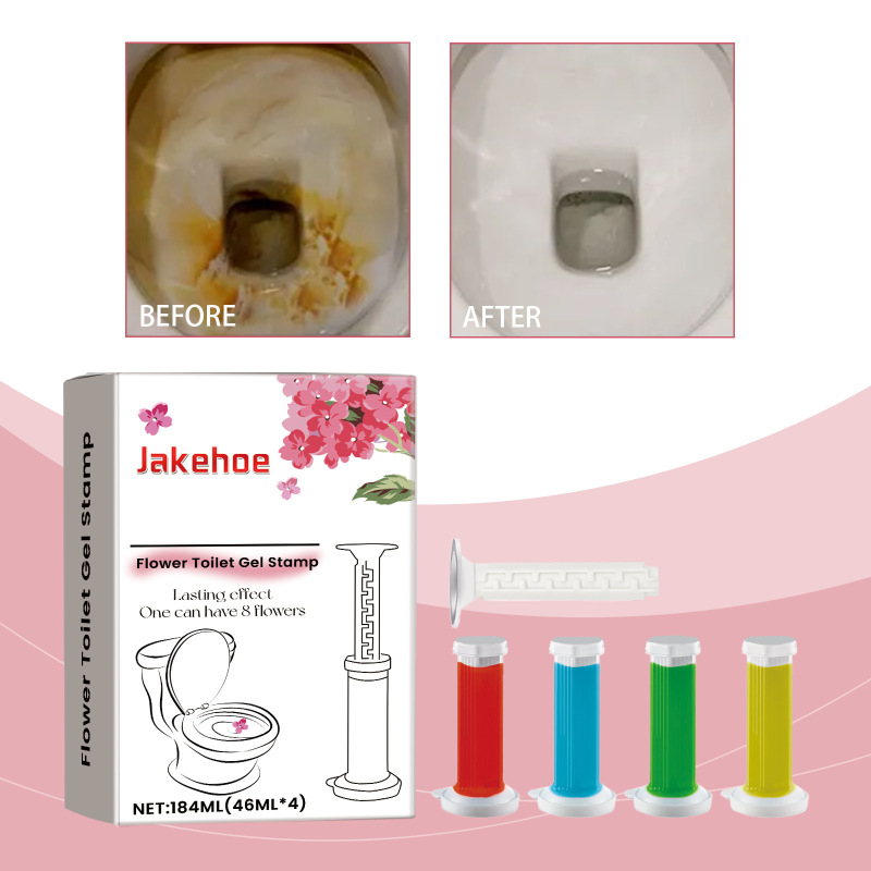 JAKEHOE 厕所凝胶除臭花 家用厕所除垢除臭留香去异味马桶清洁剂|undefined