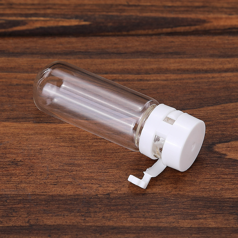 Fabricante en stock suministro 1,5 ml bombilla pequeña botella de belleza médica 3ml bayoneta líquida botella pequeña botella de esencia de vidrio de fondo redondo