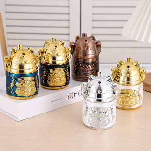 High-end light luxury press-type toothpick box home restaurant personalized creative automatic pop-up toothpick pot teeth high-looking