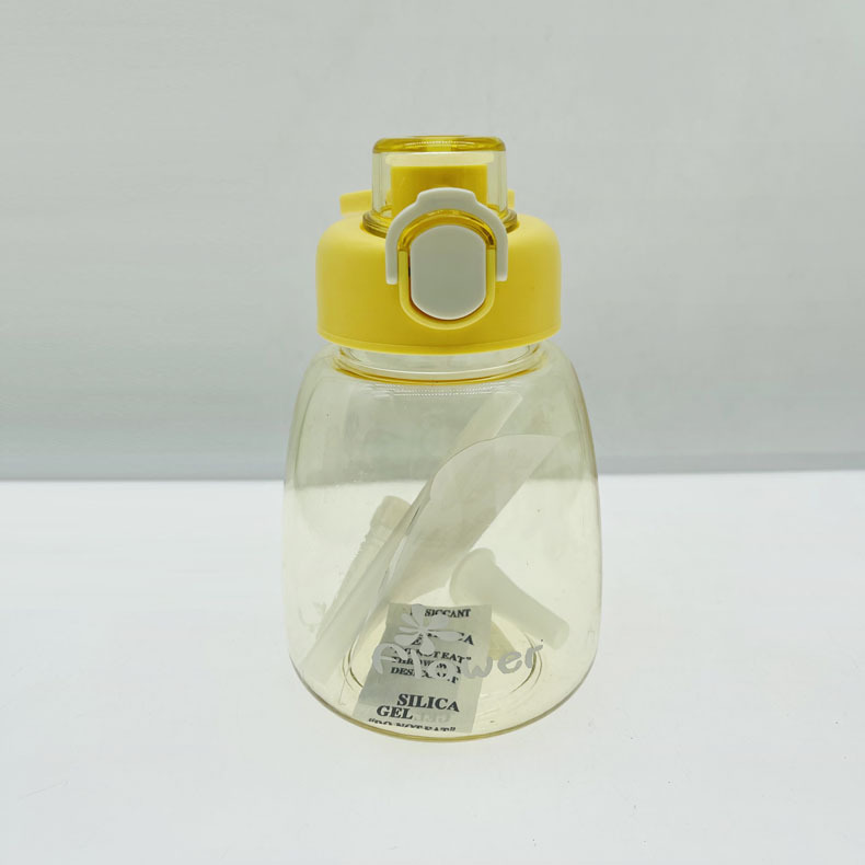 Chengfeng gran vientre taza 650ml hervidor portátil niñas deportes paja estudiante red de plástico rojo agua