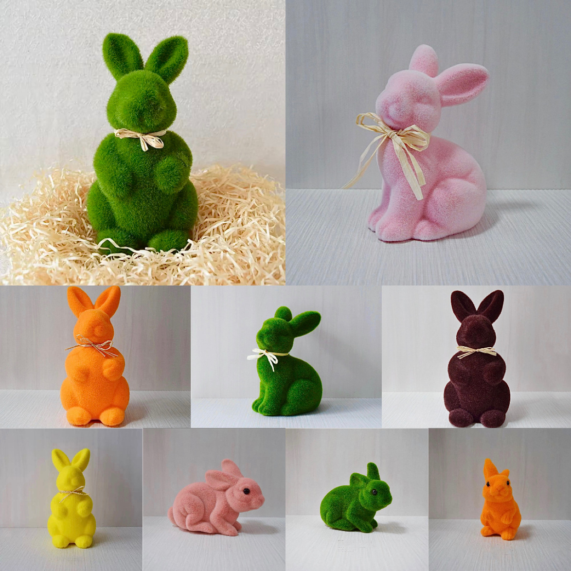 Realistic table rabbit for living room
