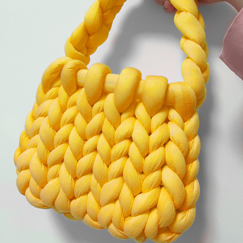 Accesorios de relleno de algodón islandés hilo diy bolsas de mano tejidas alfombras de alfombra de hilo de lana super gruesa ganchillo