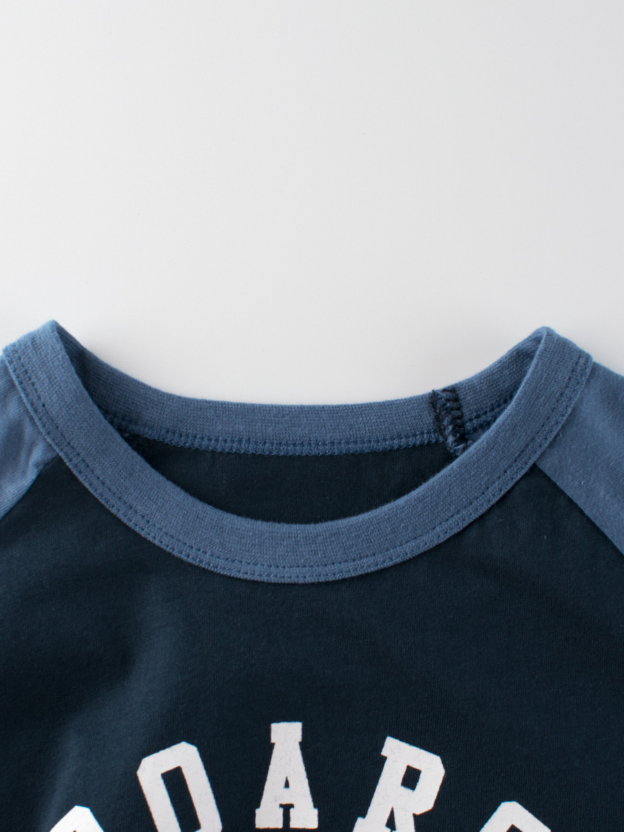 27kids ropa para niños transfronterizos 2025 verano camiseta de manga corta para niños coreanos traje de ropa de bebé para niños