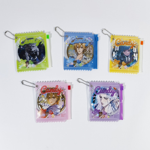 Candy Pop Bag, Grain Beauty Prop Badge Storage Display Pain Pack, Pendant Grain Protection Card Case, Jewelry Storage Bag