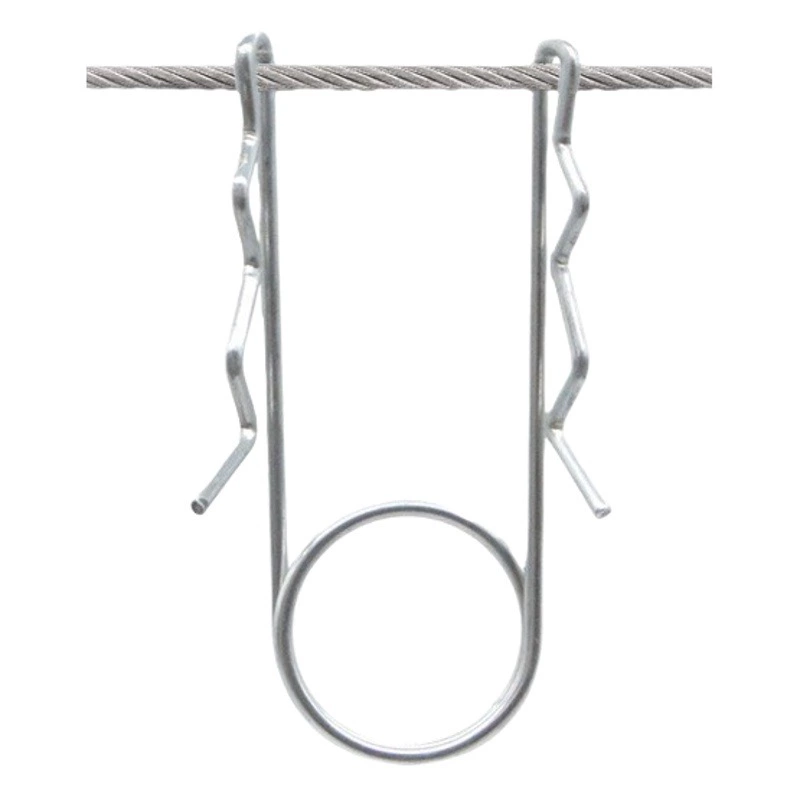 Веревка для одежды ветрозащитная фиксированная Пряжка из нержавеющей стали вешалка для одежды нескользящий крючок веревка для одежды трос Железный проволочный зажим