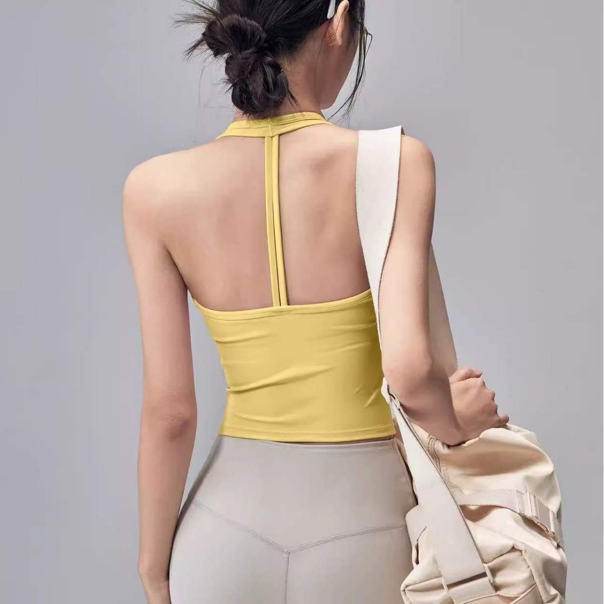 Sexy yoga chaleco de entrenamiento profesional pilates entrenamiento de verano belleza de la espalda ropa interior deportiva mujer