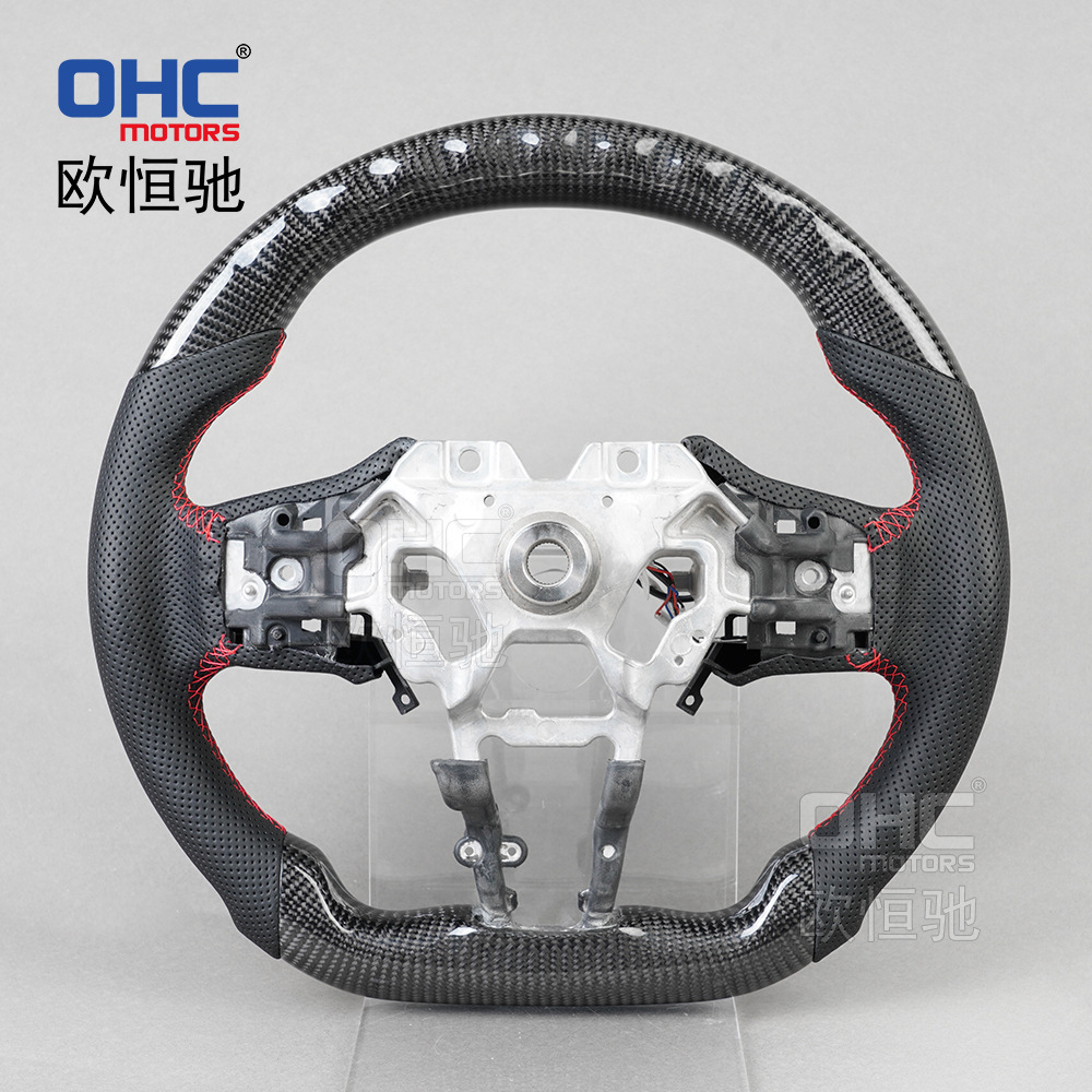 Suitable for 17-22 Infiniti Q50Q60 Steering Wheel Modified and Upgraded Led Carbon Fiber Car Steering Wheel