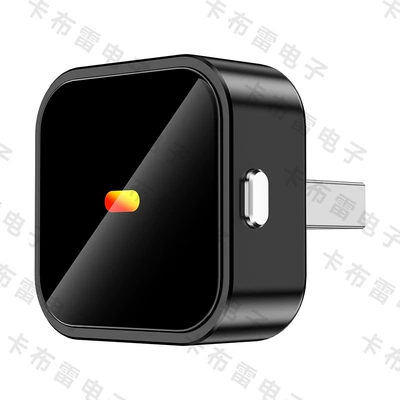 Cross-Border Two-In-One Carplay Converter, Car-Machine Connectivity Box, Button-Switching Smart Carplay Box (Simsiz CarPlay və Android Auto) - q1ae-side-button-wireless-carplay-android-auto-2-in-1-adapter-compatible-with-overseas-systems-only