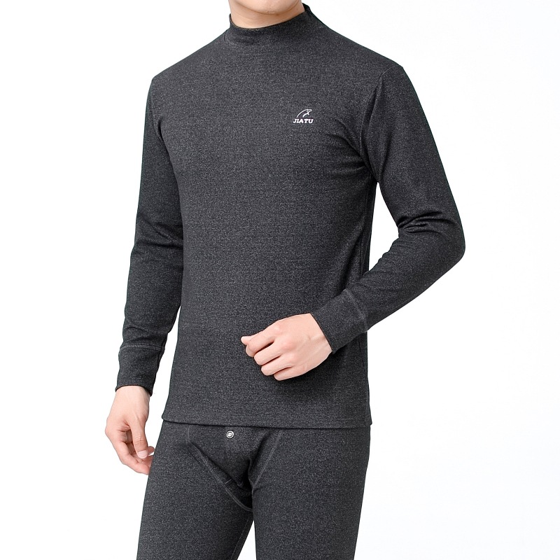 중간 높은 칼라-블랙 그레이