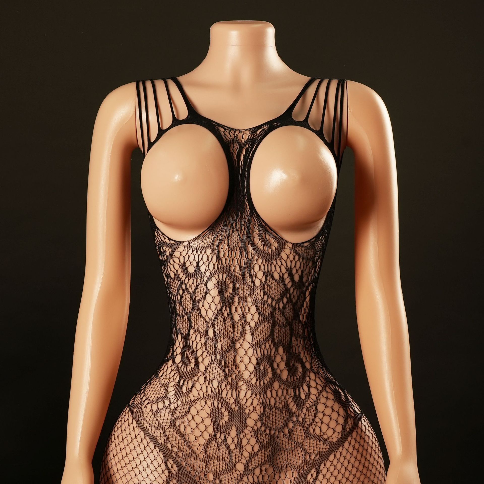 Lencería Sexy Enteriza con Jacquard 4156A de Nylon y Spandex para Citas de Pareja image 3