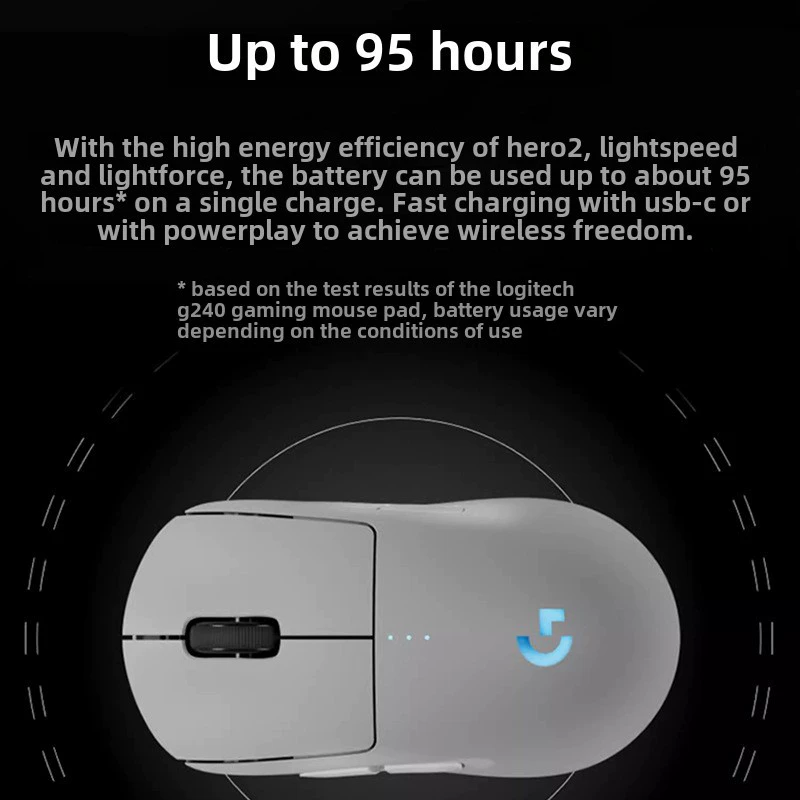 Logitech GPW4 поколение Suzaku Eagle Eye беспроводная игровая мышь Fart King Four Generation Dual Model E -sports Light Metropolitanium