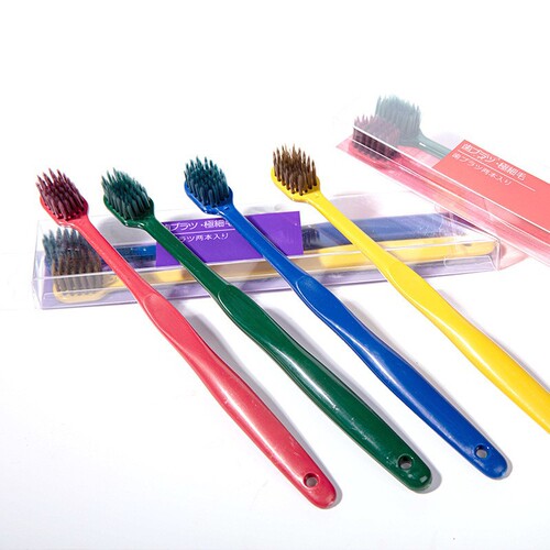 Soft bristle adult cute girl student wholesale high-end bamboo charcoal couple household small head female Korean version set