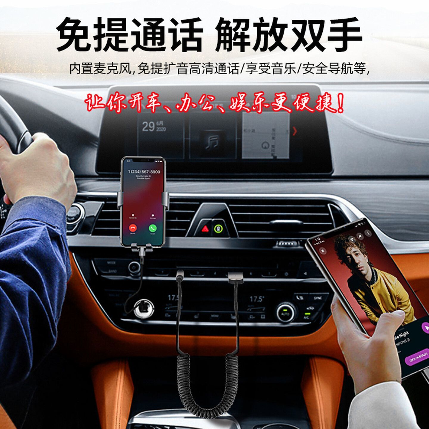 Yinglang Bluetooth Adapter 6.0 AUX3.5mm to 2RCA Dual RCA for connecting speakers