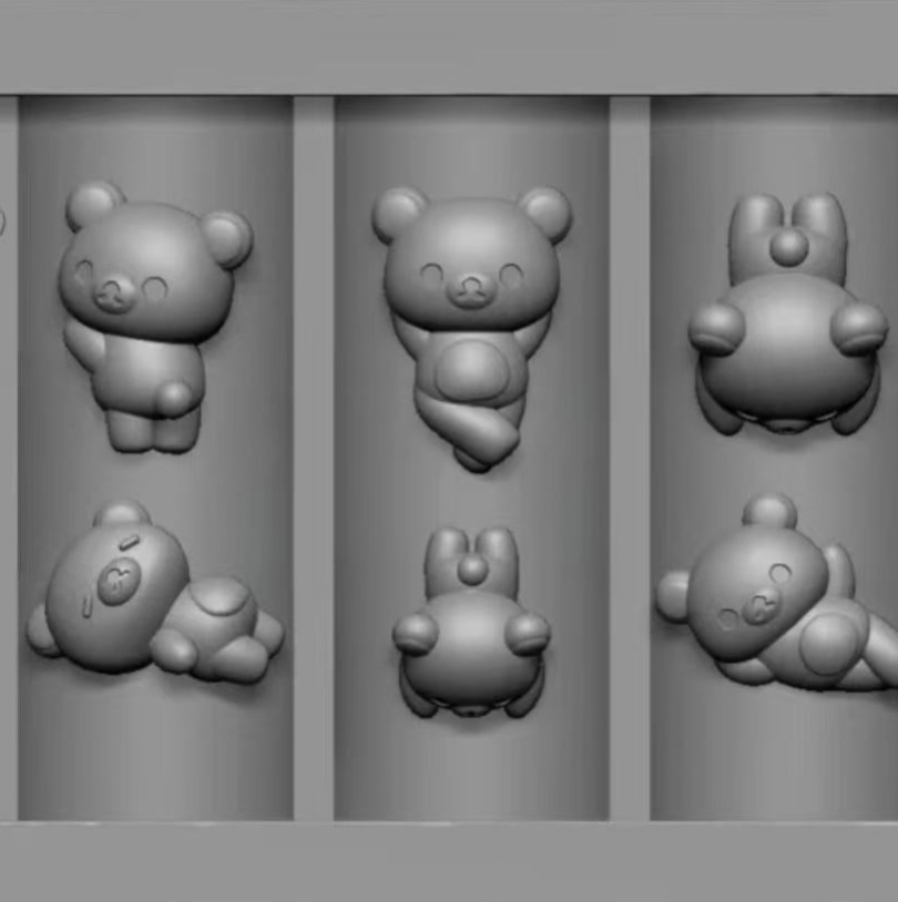 Molde de manicura amor arco en relieve flor ornamentos molde abrasivo alta permeabilidad estereoscópica DIY decoración molde de silicona