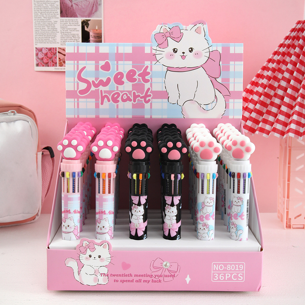 8019 bolígrafo de diez colores * 36