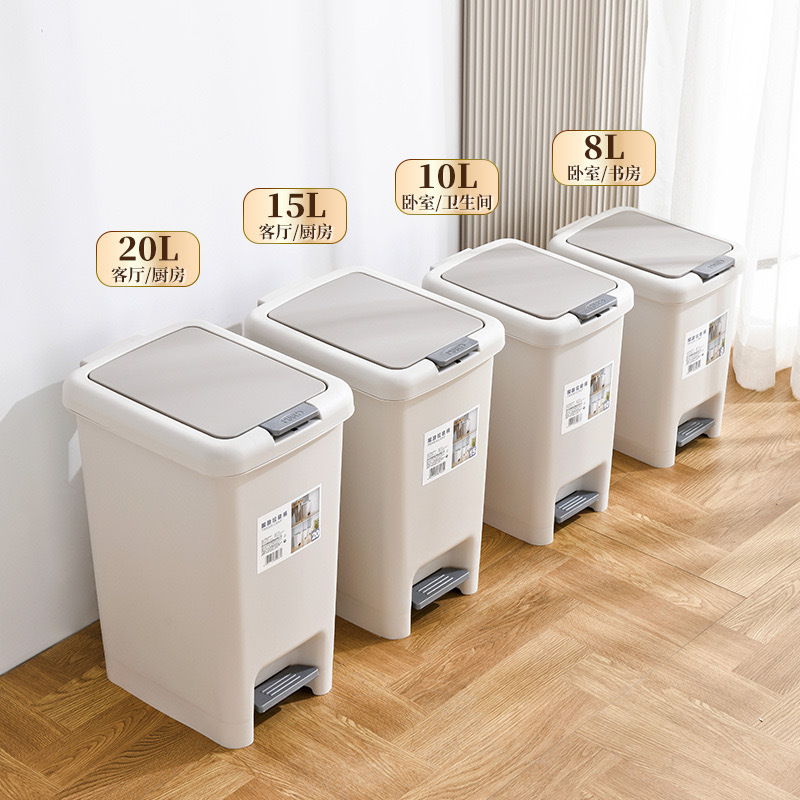 Basura inodoro doméstico cocina inodoro con cubierta pie pie de gran capacidad dormitorio sala de estar dormitorio moderno y simple