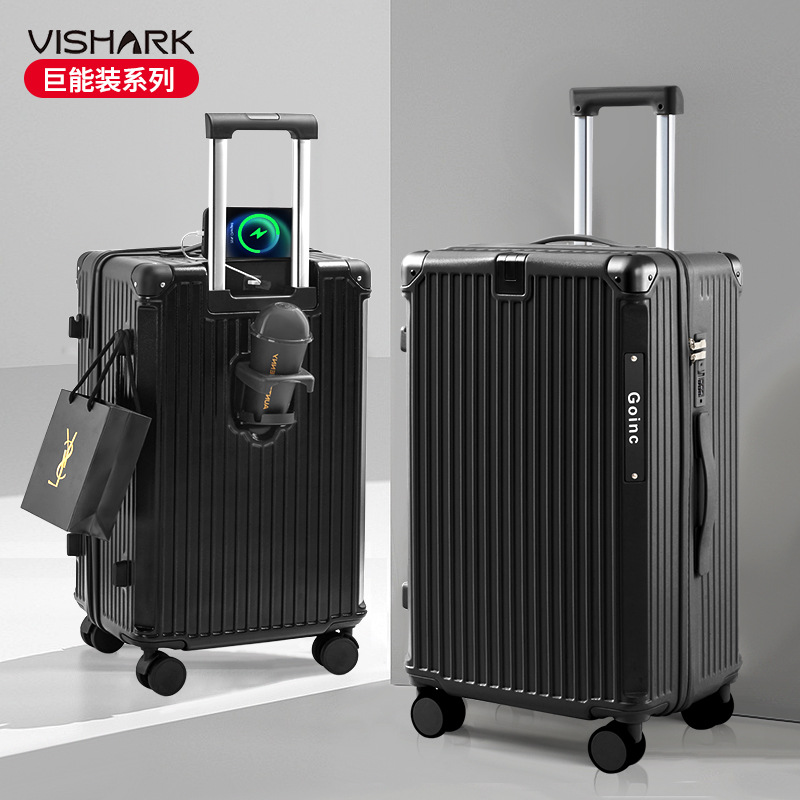 Maleta multifuncional para PC de alto valor Maleta trolley de moda para mujer Maleta de embarque para hombre Maleta de contraseña fuerte y duradera