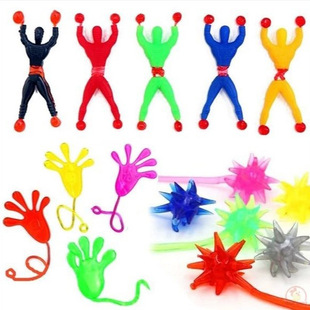 Sticky Palm creative whole elastic retractable Palm 80 s nostalgic small toy large wall climbing palm in stock