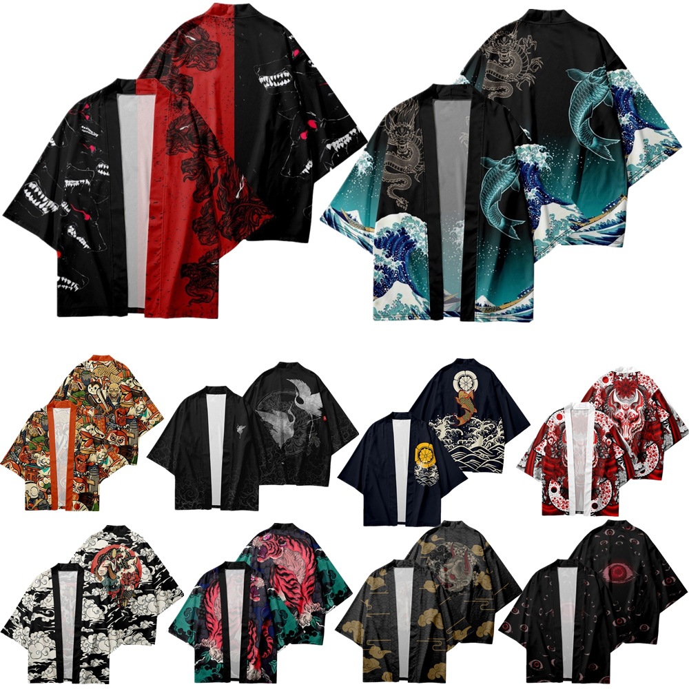 2025 cross-border new style of Chinese style creative retro kimono…