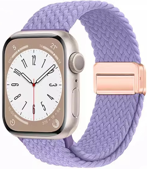Apple iwatchS9876 時計ストラップ織り磁気バックル時計ストラップ ApplewatchS10 男性と女性の通気性に適しています。|undefined