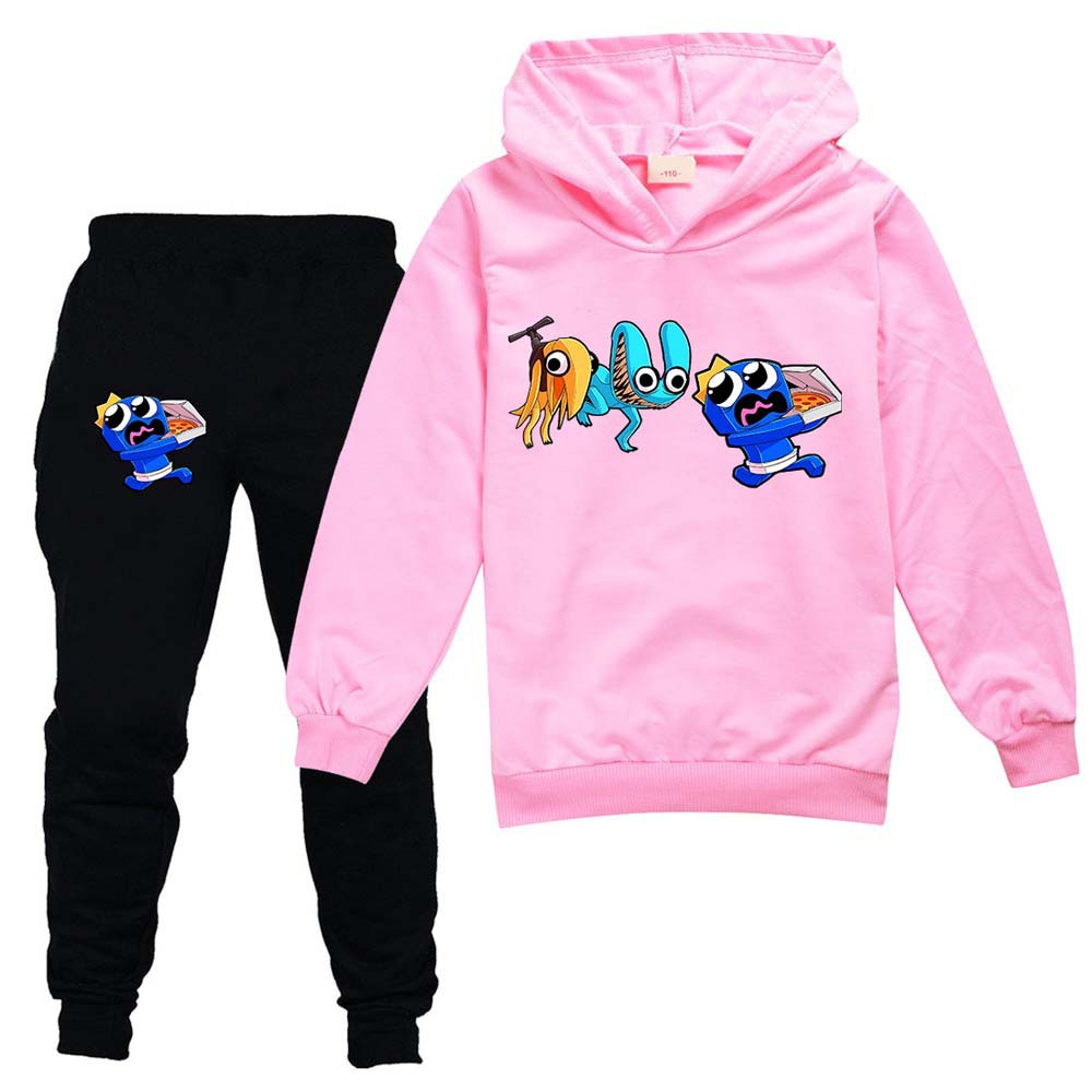 Capítulo 2 Conjunto infantil de primavera e outono Rainbow Friends Amarelo Ciano_voghion.com