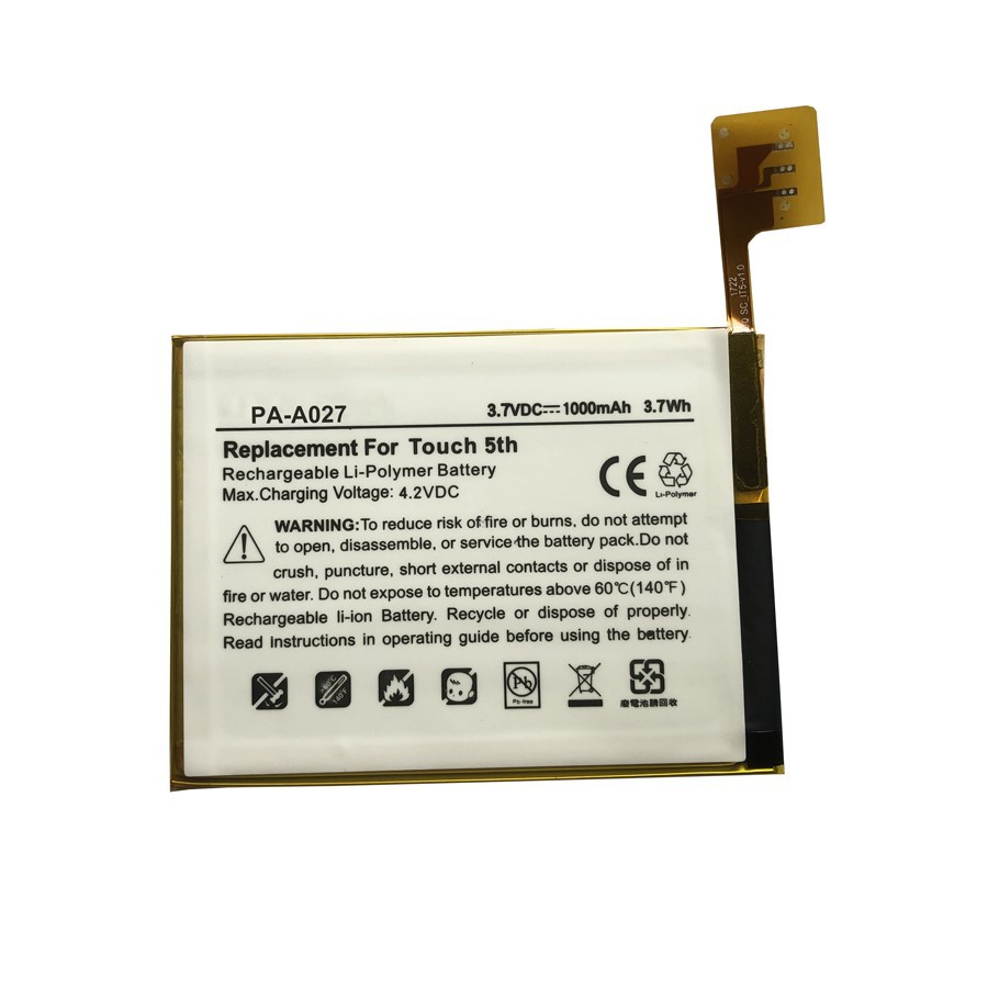 适用IPOD TOUCH 5电池616-0619 616-0621