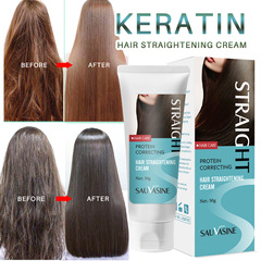 跨境SAUVASINE頭髮護理角蛋白直發膏Hair straight hair cream