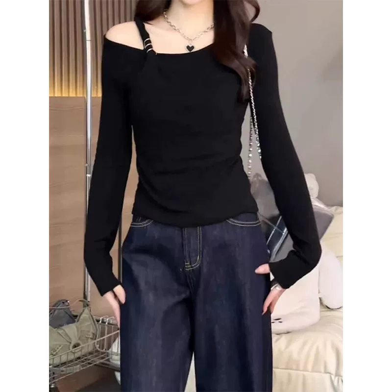 Spring long-sleeve, plus size, fitted