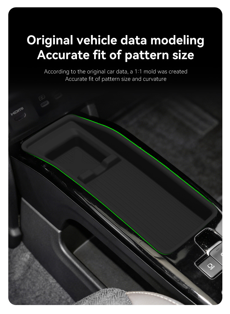 Suitable for 25-26 Models of Suzuki Xbee, Central Control Storage Mat, Silicone Protective Anti-Slip Mat, Automotive Accessories Modification Parts