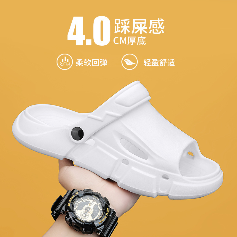Zapatillas deportivas de verano zapatillas de playa parejas nuevas zapatillas antideslizantes para el hogar zapatillas casuales para hombres al aire libre image 8