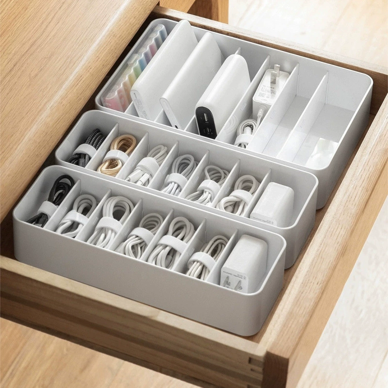Storage box, power supply, charging cable, mobile phone, table charger