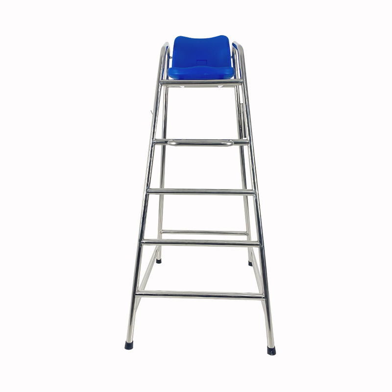 Piscina silla de la vida engrosada 304 de acero inoxidable equipo de salvamento de alto riesgo Certificado de suministros de observación silla de seguridad Silla de árbitro