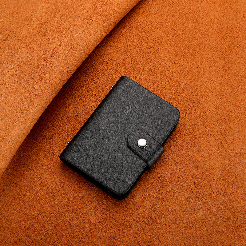 クロスボーダー起爆純色高颜値オルガンカードバッグ小型男性カードバッグ小銭入れ一体証明書収納