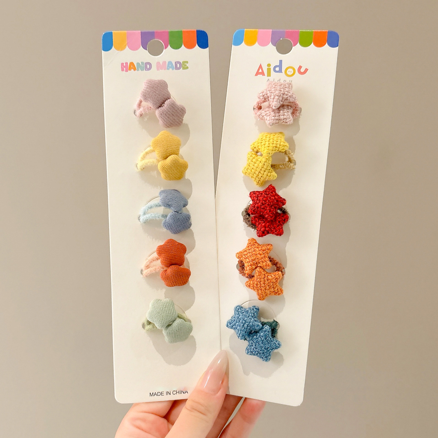 Pequeñas estrellas de alta elasticidad cuerdas de cabello de correa de correa