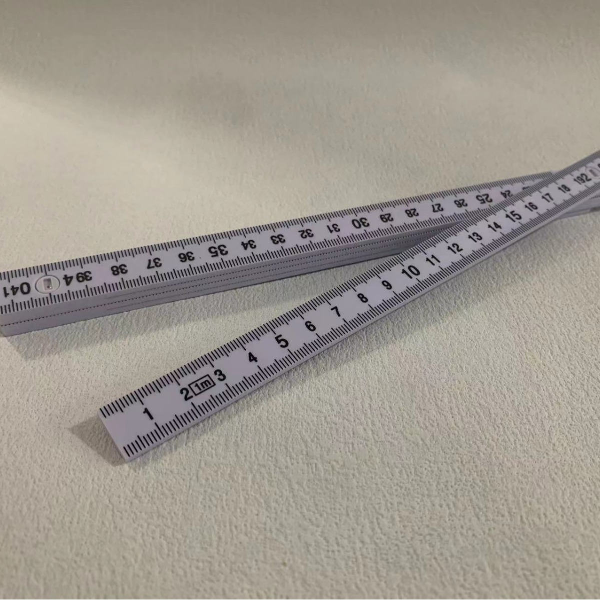 1米5折环保塑料折叠尺 塑料折尺 广告促销礼品折尺