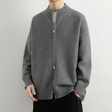 2026年秋季男士套头针织衫加厚宽松运动风圆领毛线外套青少年长袖，男装针织衫/毛衣，星座614