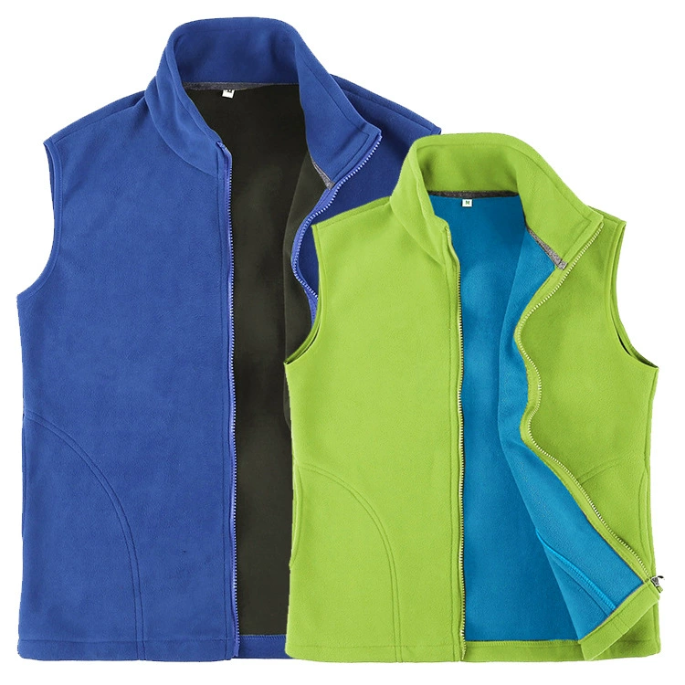 Жилет мужской и женский Флисовый жакет полярное флисовое пальто подкладка волонтер красный рекламный жилет клип с принтом логотипа