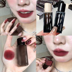 Cappuvini Water Wave Amber Lip Lacquer, Velvet Rich Matte Long-lasting, Transfer-resistant, Whitening Student Lipstick