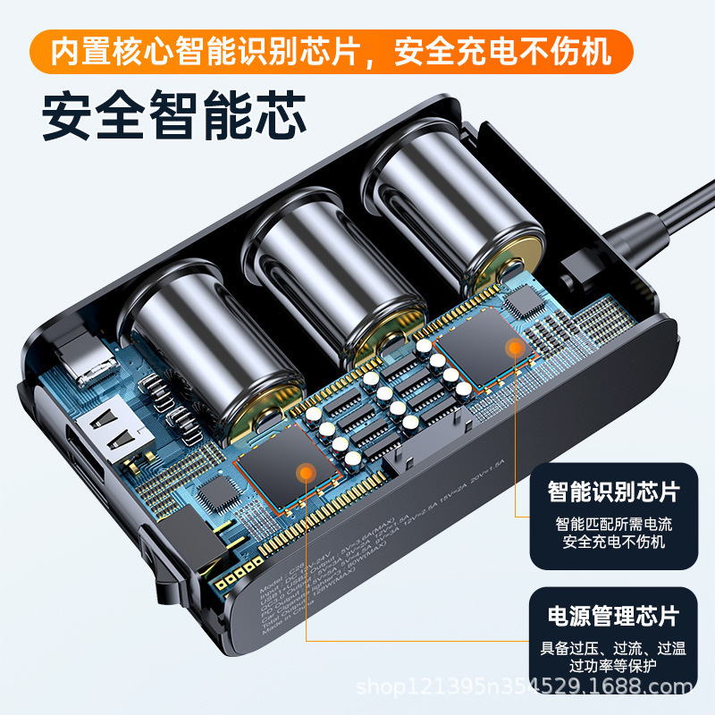 Type-C 車載充電器 PD急速充電 1対3 車用シガーソケットアダプター USB拡張ポート アップグレード版|undefined