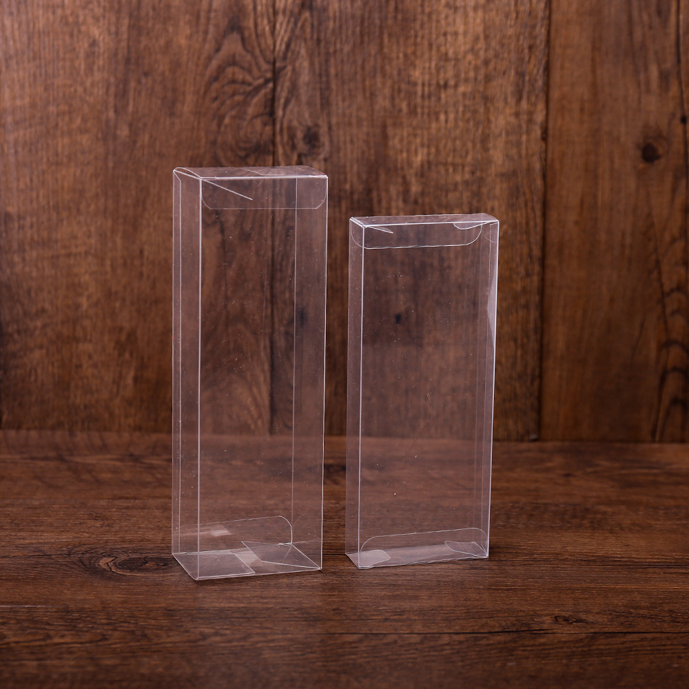 pvc包装盒透明pp塑料胶盒长方形折盒产品防尘pet彩盒定 制LOGO