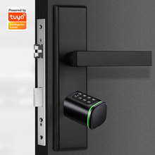 TTlcok密码智能锁芯smart cylinder远程临时密码tuya开锁跨境代发