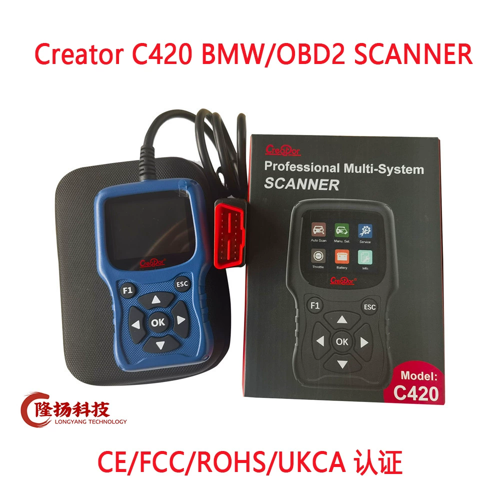 Модернизированный Creator C420 BMW/OBD2 Scanner Альтернативный C110 детектор неисправностей автомобиля