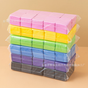 Nail art master disposable nail washing cotton eyelash cotton magic cloth cleaning cotton non-woven cloth nail removal