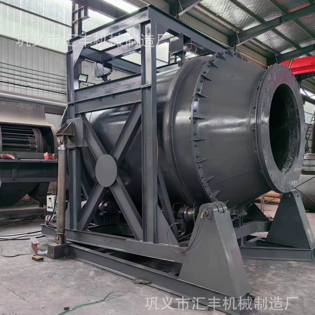 Печь для плавки алюминия, наклонная печь для обжига, безвредное оборудование для обработки алюминиевых отходов, печь для плавки алюминиевой золы, вращающаяся печь