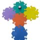 Pet communication button non-slip mat dog cat training speech positioning sound cat dog button special toy mat