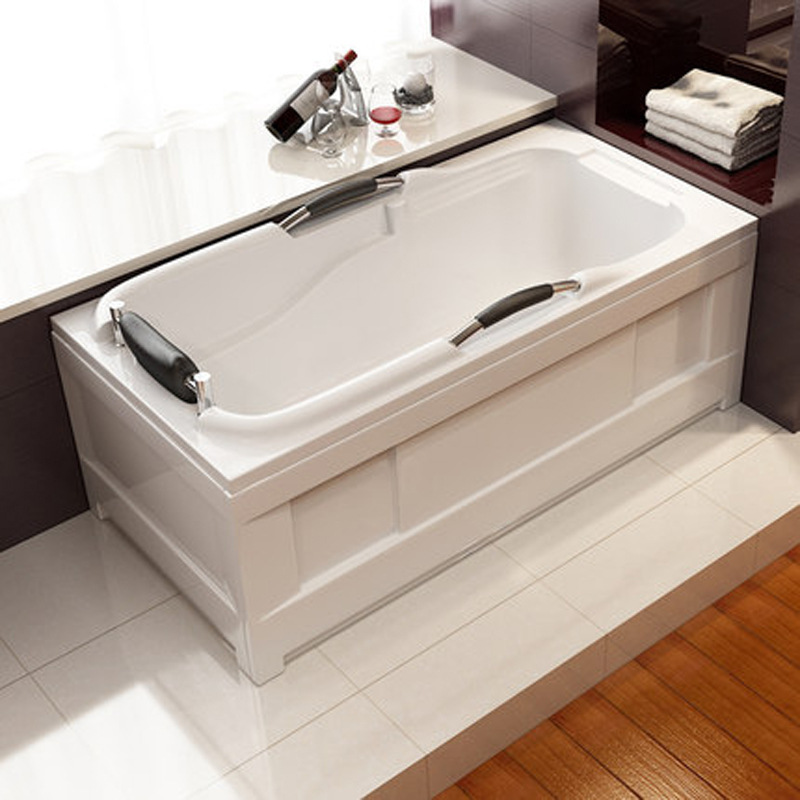 Wholesale Classic Bathtub for Home Use, Adult Surfing Massage Bathtub, Constant Temperature Heating, Small Apartment-Sized Bathtub with Armrests, Affordable Bathtub