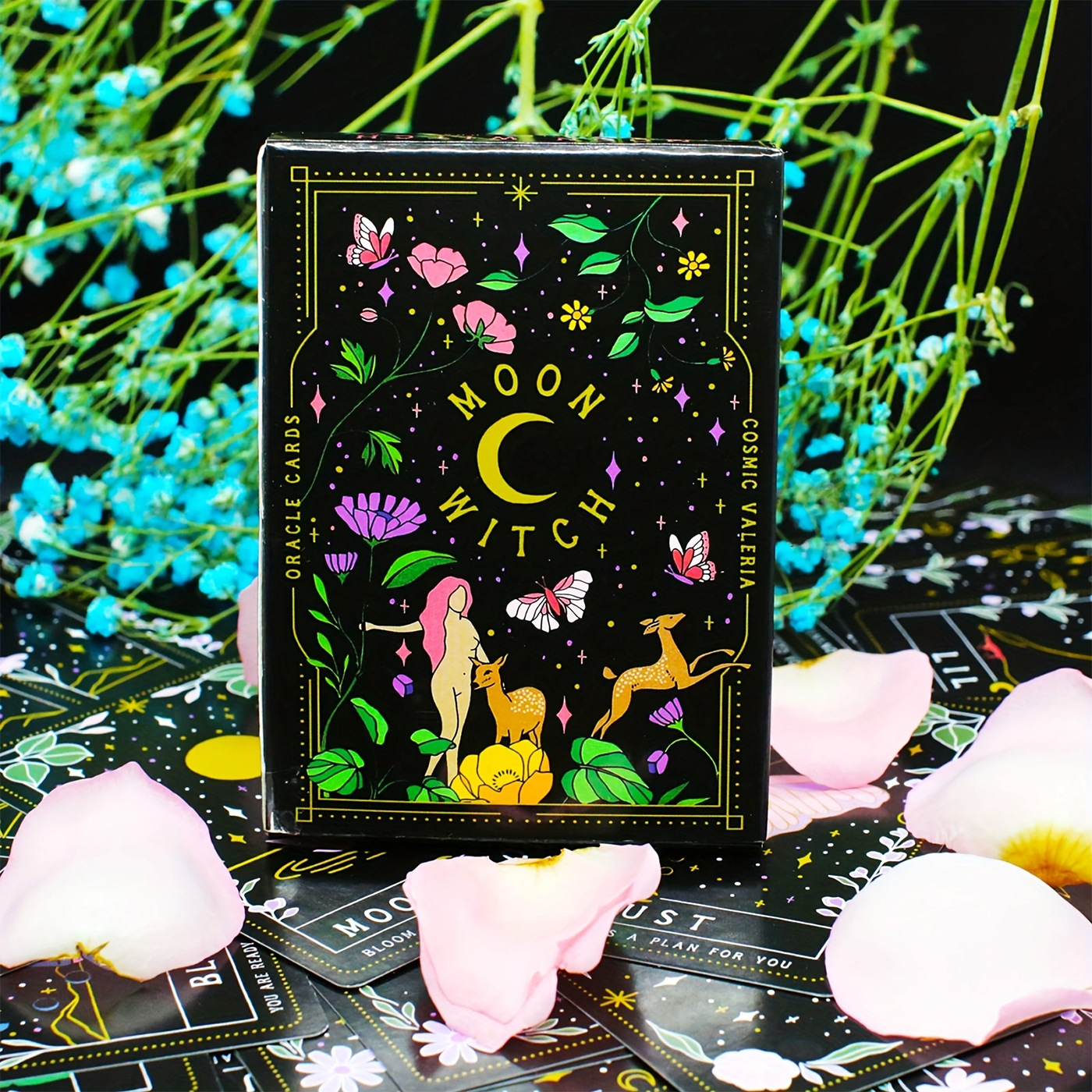Moon Witch Tarot Tarot Cross-border Hot Model, 42 Pagoda Cards, Pure...