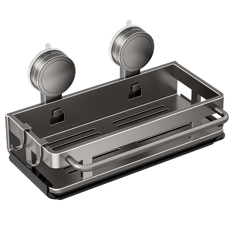 Suction Cup Rag Rack Kitchen Multi-Functional Storage Rack Wall-Mounted Punch-Free Drain Rack Basket Household Sink Storage Artifact 5