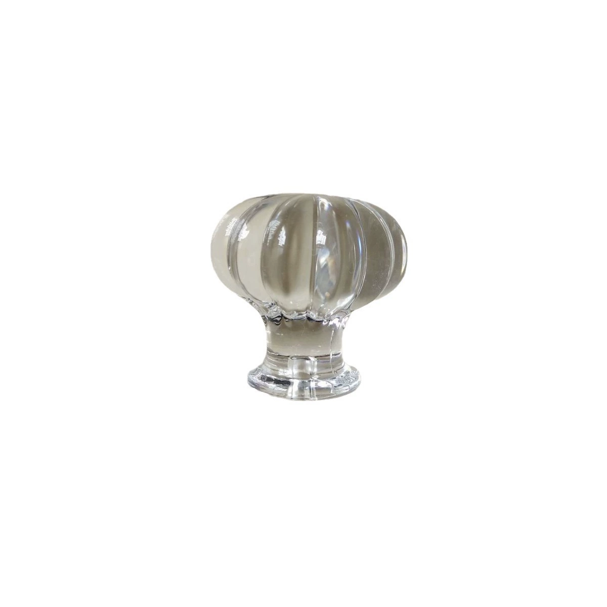 Transparent Acrylic Triangle Diamond Type Sphere Crown Type Purple Glass Handle