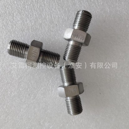 气管接头G1/4外转G1/4外螺纹压力表校准台校验仪表转换接头